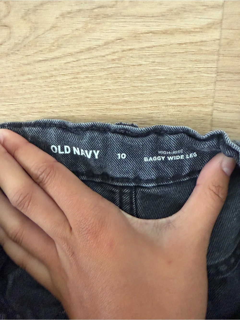 Old Navy Kids Wide-Leg Jeans - Charcoal Gray